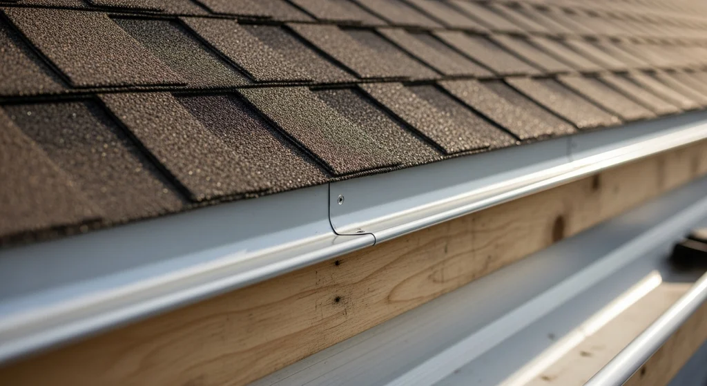 Seamless Half Round Gutters — Homeowner Guide 4 IRC compliant gutter flashing detail