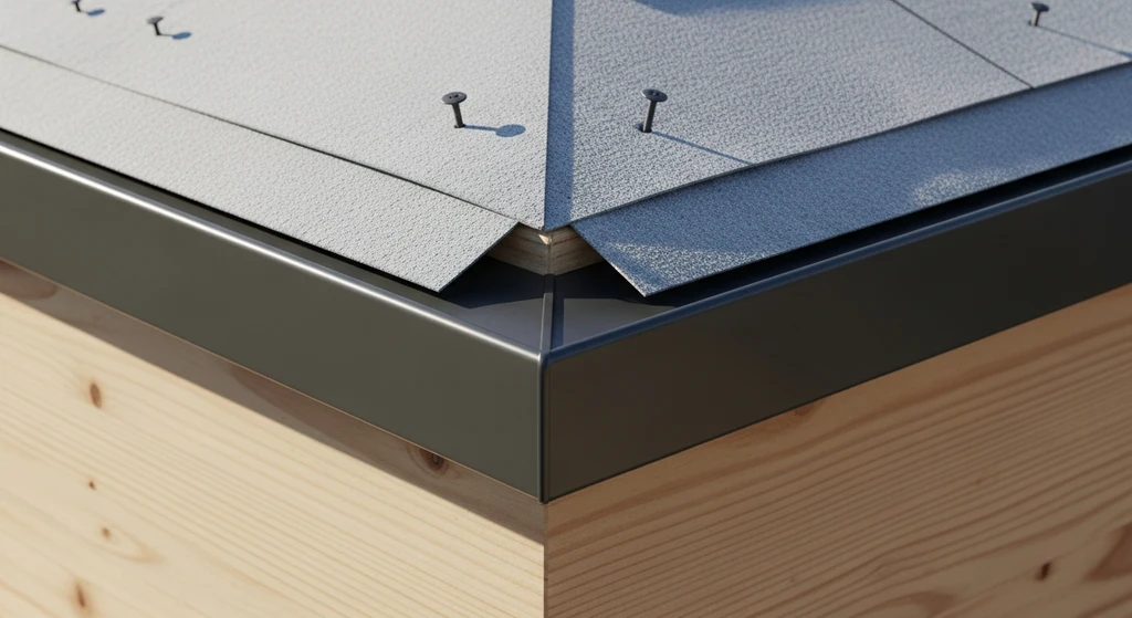 IRC compliant drip edge installation