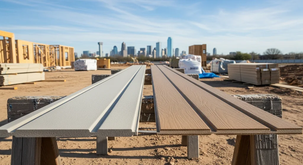Comparison of fiber cement and engineered wood siding panels