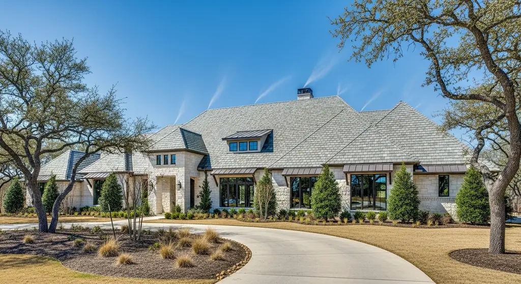 Slate Roofing — Complete Homeowner Guide 3 Luxury Dallas home with grey slate roofing