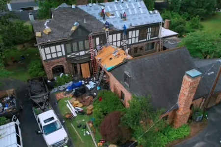Showing Roof Repair process done by Deckinghub Team